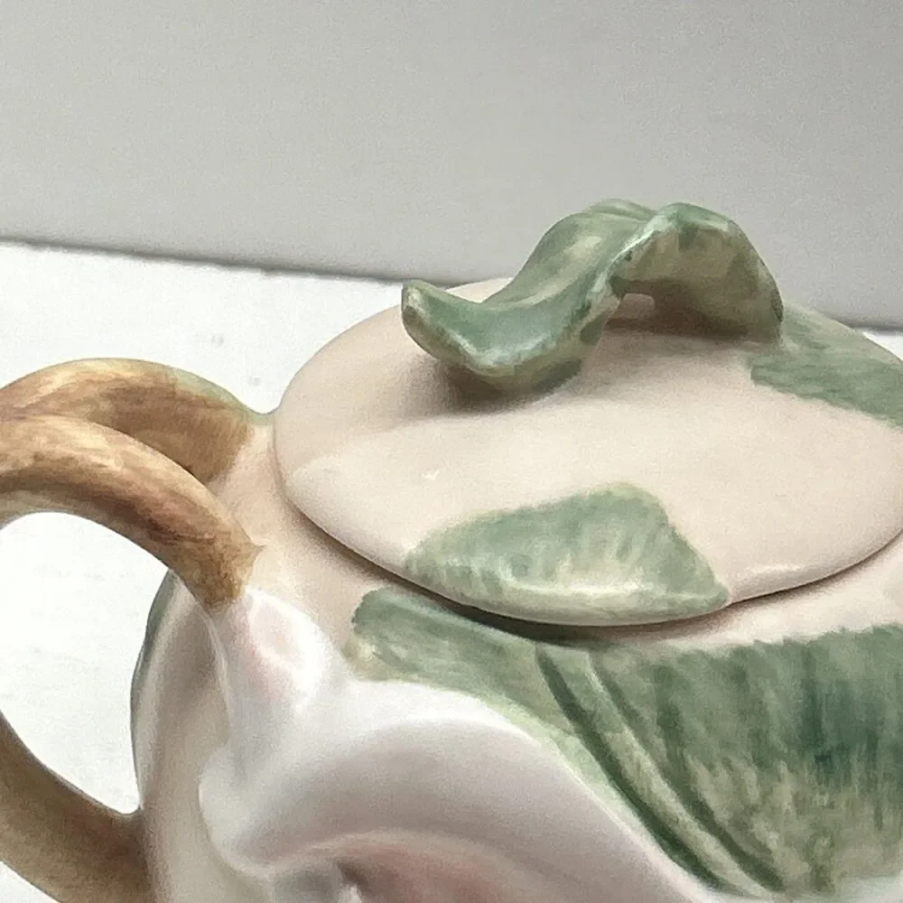 Fritz & Floyd Calla Lily 1987 Tea Pot Decorative‎ Collectible Hand Painted Japan